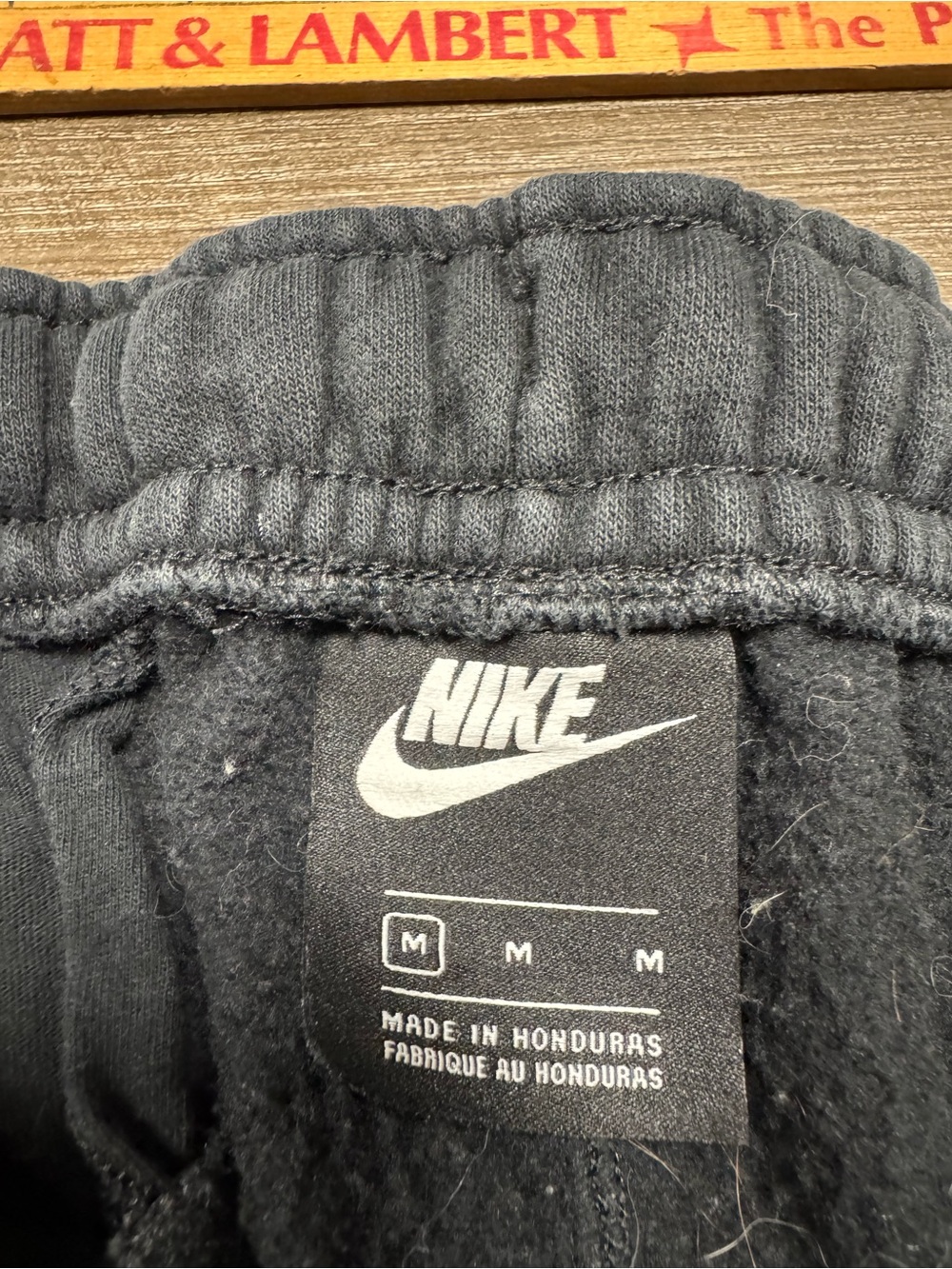 Nike Black Straight Leg Sweatpants Size Medium - Picture 6 of 8